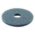 Pinpoint 14 in. Standard Diameter Scrubbing Floor Pads, Blue PI2244311